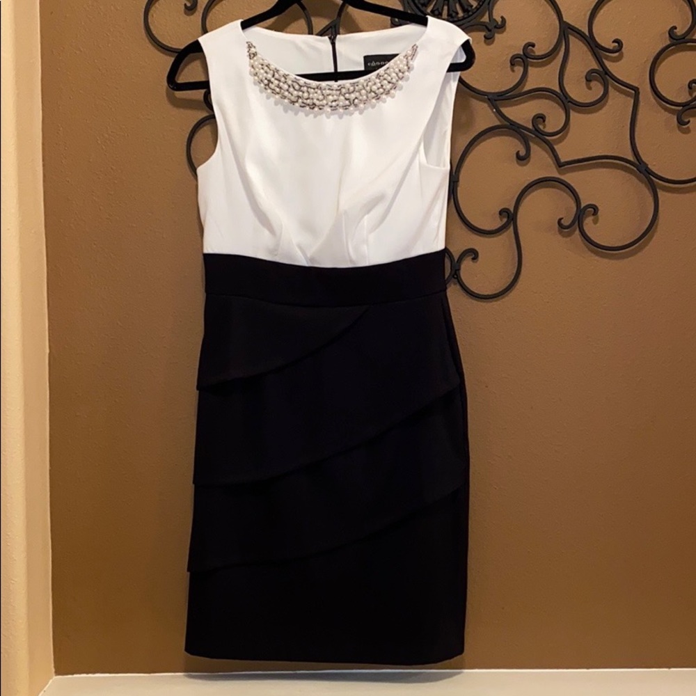 Connected Apparel Formal Knee-Length Dress